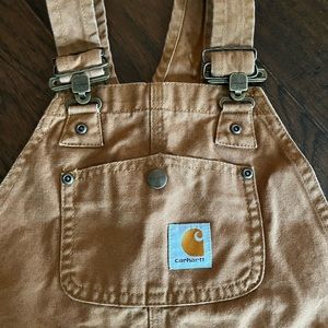 JLN kids carhartt overalls double knee washed
